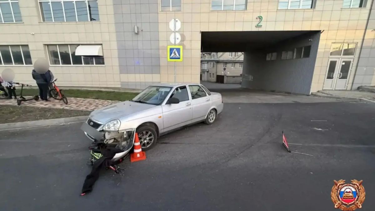 Водитель «Приоры» наехал на юного самокатчика в Ставрополе
