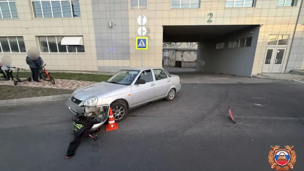 В Ставрополе совершен наезд на несовершеннолетнего пользователя электросамоката
