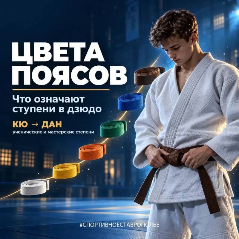 Цвет пояса в дзюдо — это не просто элемент экипировки, а отражение пути и уровня подготовки спортсмена