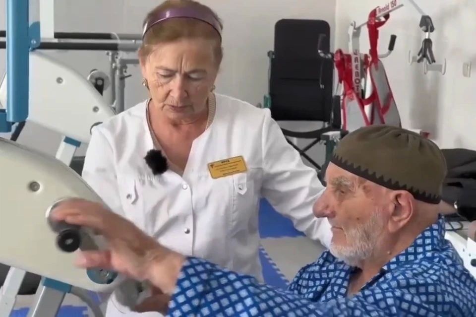 В Ингушетии врачи поставили на ноги 104-летнего мужчину с инсультом