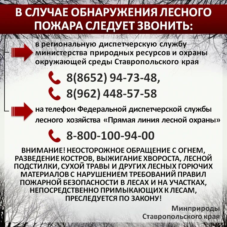 По данным информационной системы дистанционного мониторинга Рослесхоза по состоянию на 16.10.2026 на большей части Ставропольского края установился 4 класс пожарной опасности (высокий) По данным информационной системы дистанционного мониторинга Рослесхоза по состоянию на 16.10.2026 на большей части Ставропольского края установился 4 класс пожарной опасности (высокий)