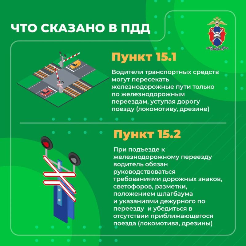 Сегодня в карточках рассказываем о правилах движения через железнодорожные пути Сегодня в карточках рассказываем о правилах движения через железнодорожные пути