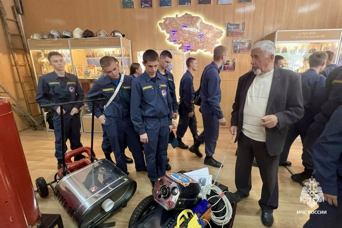 Делимся историей пожарной охраны МЧС Ставрополья со студентами Делимся историей пожарной охраны МЧС Ставрополья со студентами