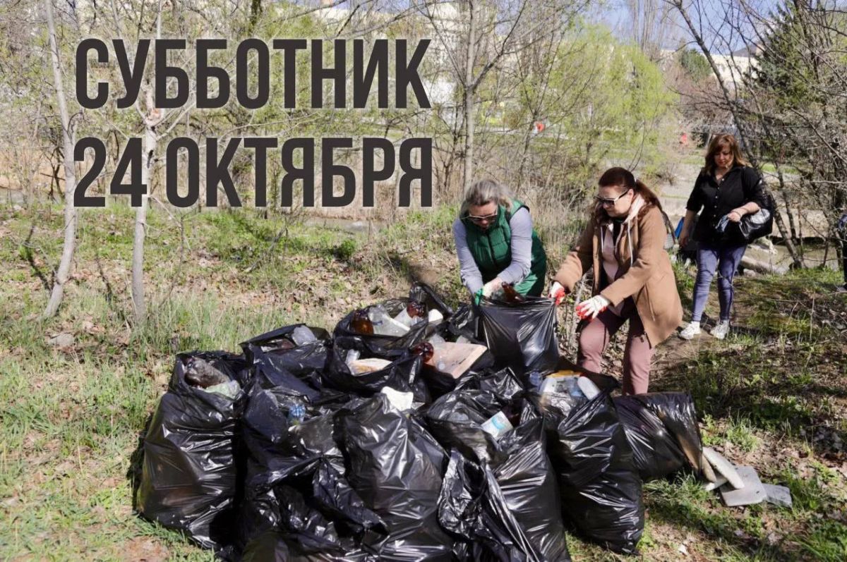 Дмитрий Ворошилов: Друзья! В субботу, 24 октября, состоится общегородской субботник на прибрежных зонах рек Подкумок и Юца