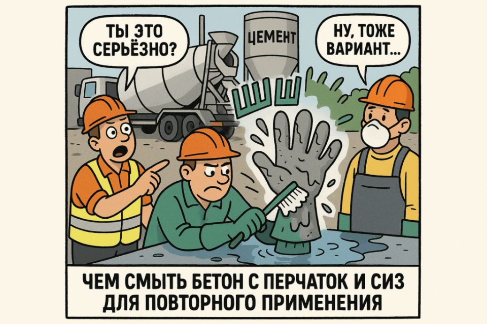 Секреты эффективной очистки бетона с перчаток и СИЗ для повторного использования