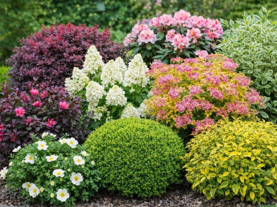 Маленький сад — большая стиль: кустарники, которые не съедят участок