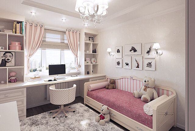 Как создать уютный и стильный интерьер для девочки